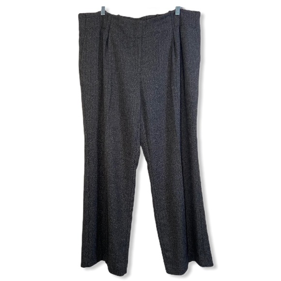 JH Collectibles Pants - JH Collectibles Dark Gray Pleated Career Pants